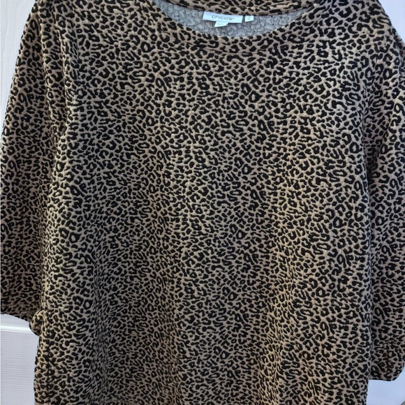 Chicos Animal Print Top - LAST CHANCE MAKE OFFER - Picture 4 of 4